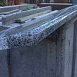 Виготовлення гранітних підвіконь, гранітних відливів під замовлення, з Покостівського (сірого) граніту, фото 3