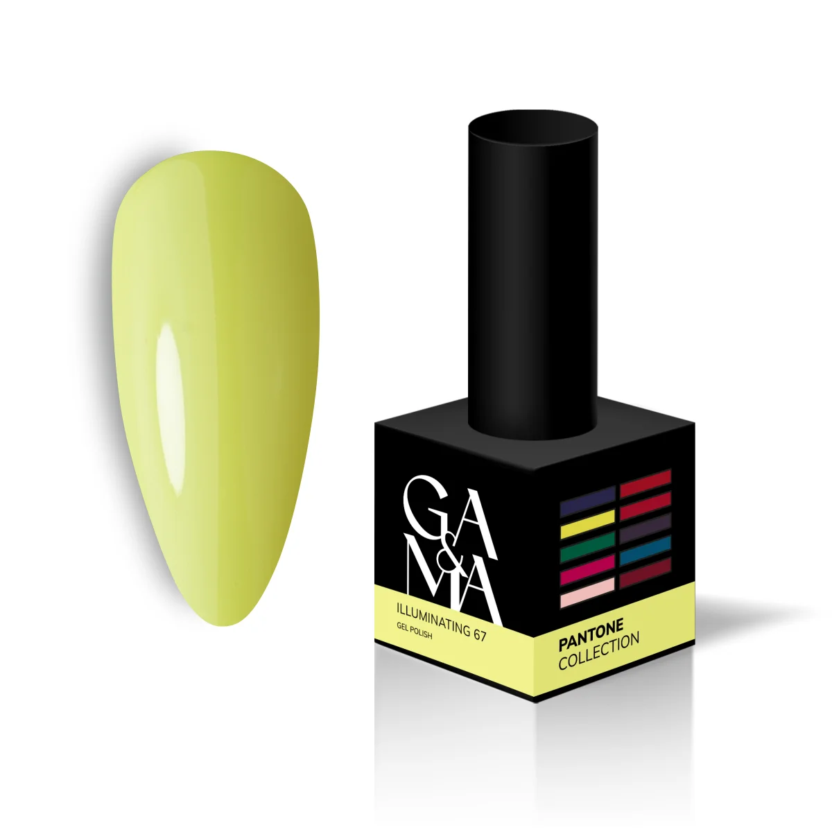 GA&MA Pantone collection 067 Illuminating / Пантон колекція 067
Ілюминайтін. 10 мл
