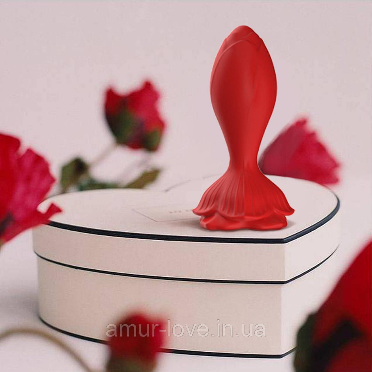 Анальний корок Rosenberg Red, 9 Vibration Functions