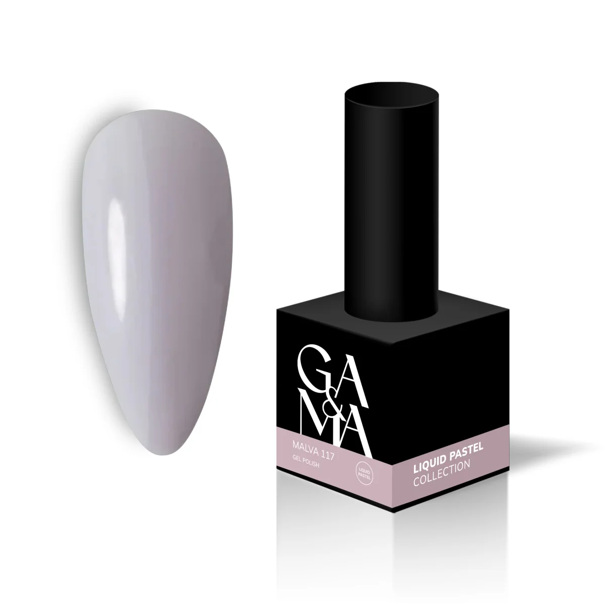 GA&MA Liquid pastel 117 Malva / Рідка пастель 117 Мальва. 10 мл