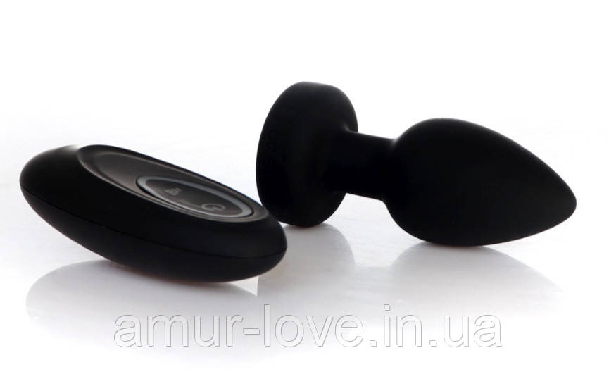 Анальний корок Silicone Black Plug Disco Flashlight