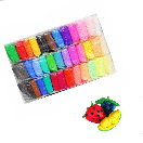 Легкий Повітряний пластилін ліпака Набор для лепки Повітряний пластилін 12 штук, фото 3