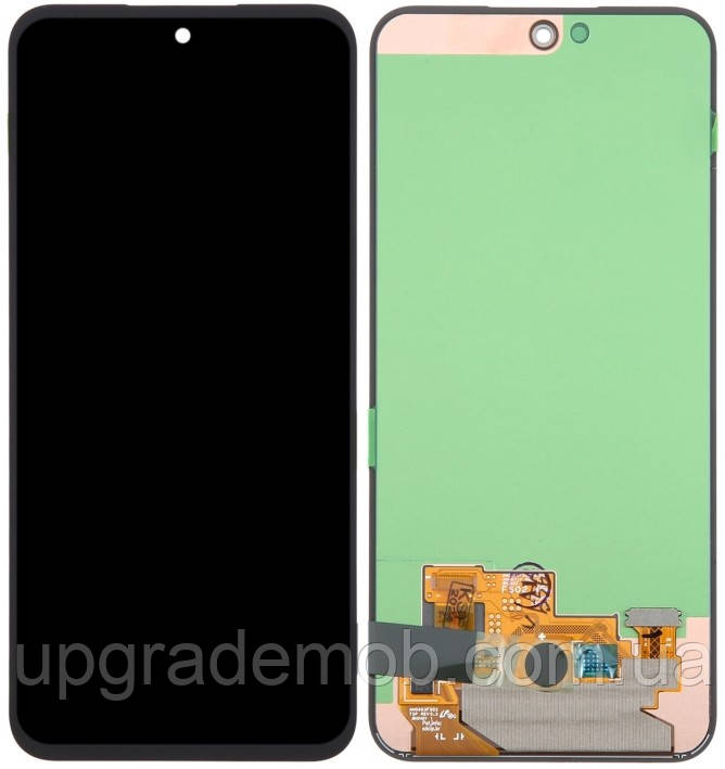 Дисплей модуль тачскрин Samsung A356 Galaxy A35 чорний Amoled оригінал переклеєне скло