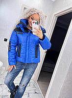 Зимова коротка жіноча куртка. Зручна тепла жіноча куртка оверсайз "Лорейн" розмір від 42 до 58