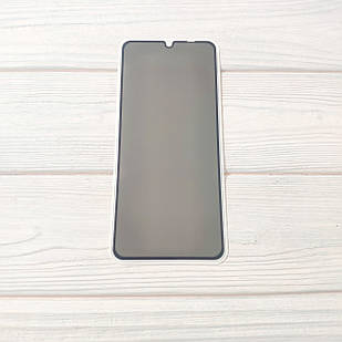 Захисне скло Антишпигун для Xiaomi Redmi 14C / Poco C75 Full Glue Чорне