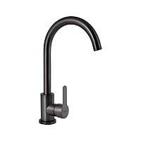 Змішувач для кухні U-образний Brinex Pure 015F U-образний  Graphite BRIPUR015FGRP