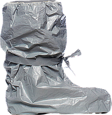 Бахіли до колін сірі DuPont (захист для ніг) TYCH-F-S CSHSR