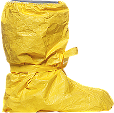 Бахіли до колін жовті DuPont (захист для ніг) довжина до коліна шнурки, щоб зав’язати навколо литки шви прошиті і проклеєні  CSHSR