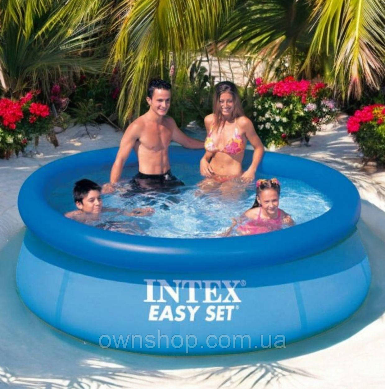 Сімейний надувний басейн 244*76 см, 2419 л, Intex 28110
