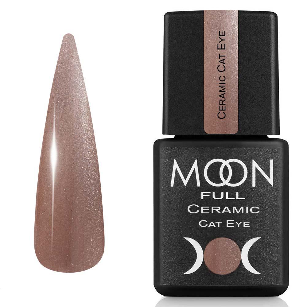 Гель-лак для нігтів Moon Full Ceramic Cat Eye Gel №SC536 (карамель), 8 мл