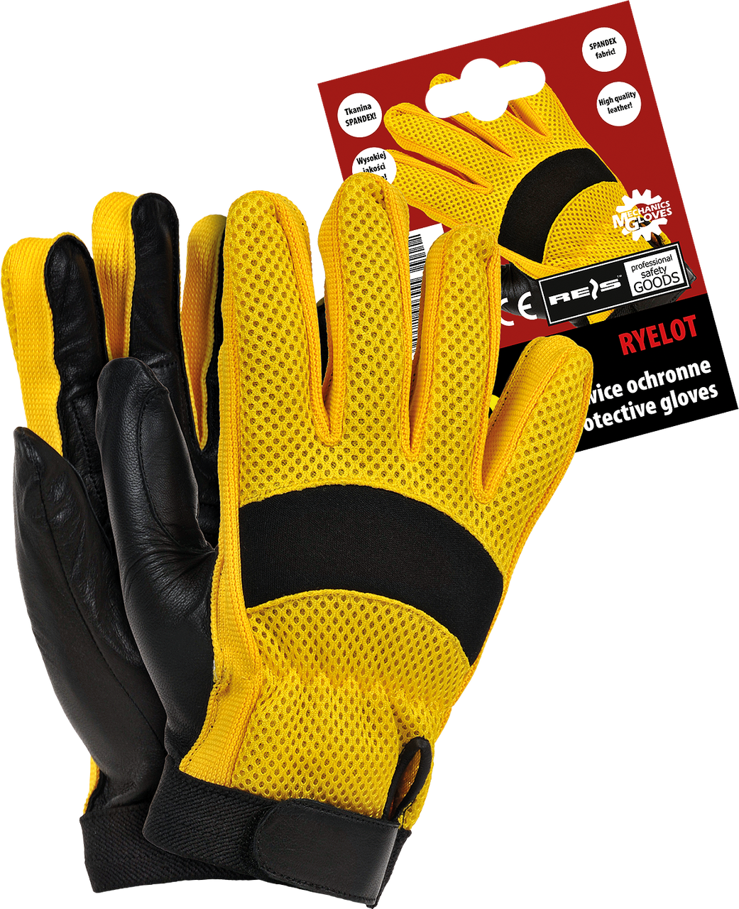 Велоперчатки Польща (рукавички спортивні) RYELOT YB, фото 1