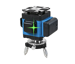 3D лінійний лазерний нівелір KRAISSMANN 12 3D-LLA 30 RB бірюзовий промінь (в комплекті пульт і запасний акумулятор)