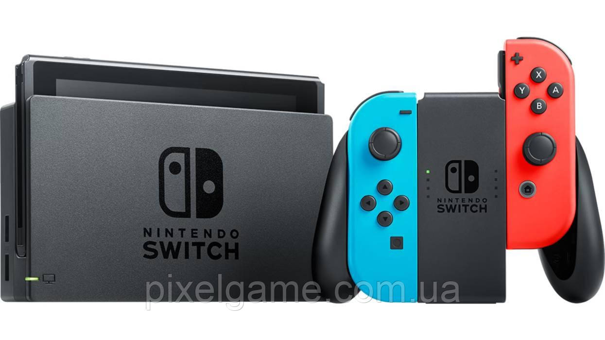 Консоль Nintendo Switch V1 (HAC-001) 32GB Neon Blue/Neon Red Б/У