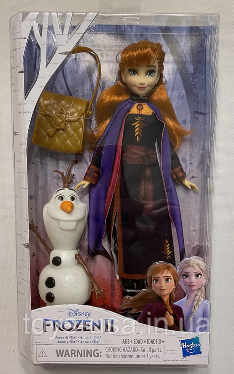 Лялька Ганна Фрозен Холодне серце 2 і Олаф Disney Frozen Anna with Olaf, фото 1