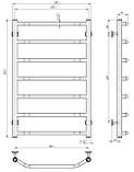 Душові двері Furo Black Walk-in 488 L RADAWAY, фото 4