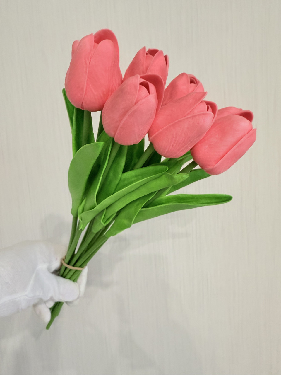 Штучний тюльпан з латексу (  рожевий 33 см ), фото 1
