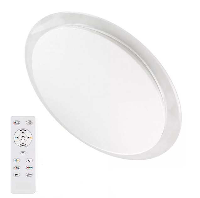 Світильник світлодіодний RIM-32W RGB TX IR RC WH, фото 1