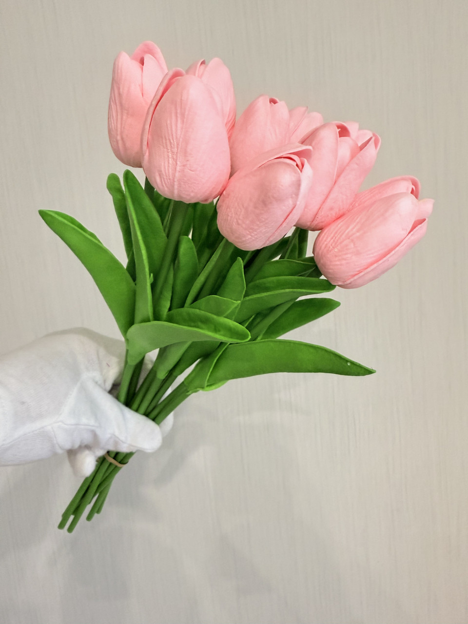 Штучний тюльпан з латексу ( рожевий 33 см ), фото 1