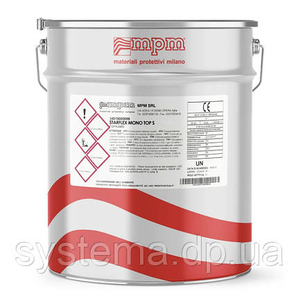7S STARFLEX MONO TOP S RAL 7037 — Рідка мембрана для покрівлі, 18 кг, фото 1