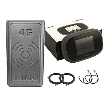 4G роутер Novatel MiFi 8800L BOX + антена RNet MIMO 2x17 Дб + кабель та перехідники TS9