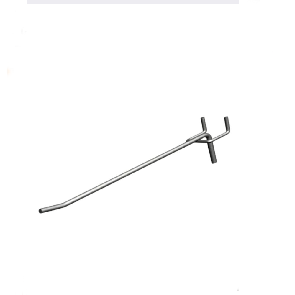 Гачок 25 см Ø 5 мм на Перфорацію Одинарний на перфорований стелаж