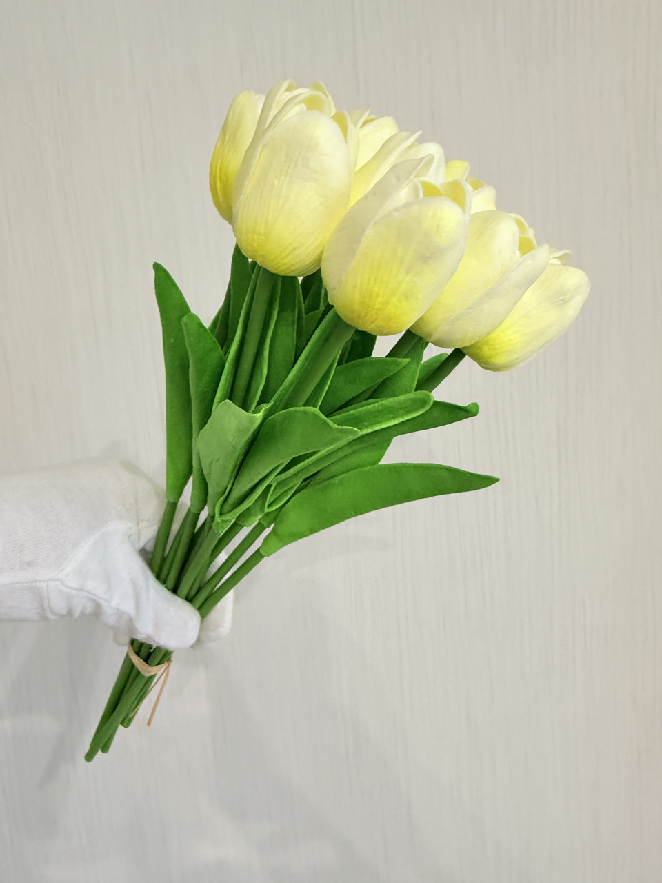 Штучні тюльпани з латексу ( кремовий 33 см ), фото 1