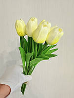 Штучні тюльпани з латексу ( кремовий 33 см ), фото 2