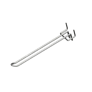 Гачок 20 см Ø 5 мм на Перфорацію Подвійний на перфорований стелаж