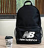 Чоловічий спортивний рюкзак New Balance міський чорний ранець сумка NB спортивна для тренувань, фото 4