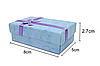 Подарункова коробочка для комлекту ювелірних прикрас 5x8 см красива упаковка, фото 4