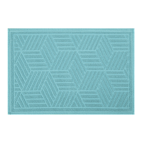 Килимок для ванної Spirella Cubo 50х80 см, бірюзовий, м'який, антиковзаючий (10.19217)