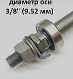 Вісь передня на велосипед із пром підшипником 6000, фото 3