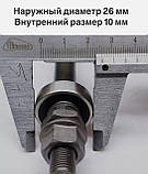 Вісь передня на велосипед із пром підшипником 6000, фото 7