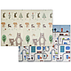 Дворядний складаний дитячий килимок для повзання Sticker Wall Дорога 150x180x0.8 см, для ігор і повзання, фото 4