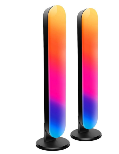 Світлодіодні RGB-панелі для підсвічування телевізора/монітора комплект із 2 шт., настільна LED-лампа