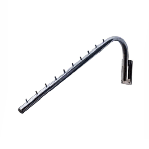 Кронштейн Флейта до Стіни 10 цвяшків Ø 25  поворотна хромована