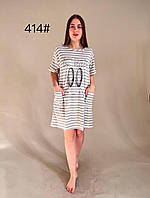 Жіноча бамбукова нічна сорочка. Зручна туніка для сну та відпочинку.