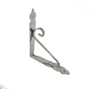 Консоль Уголок меблевий білий посилений металевий декоративний YGD14*19 см