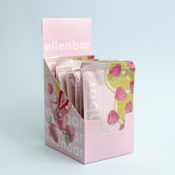 Ellenbar Концентрат-Лимонад-Чай Шоубокс малина-лимон 50г - фото 1 - id-p2456611476