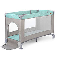 Дитячий манеж El Camino ACTIVE ME 1096 (mint grey) М'ятний