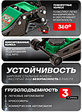 Домкрат підкатний гідравлічний двопоршневий Rockforce 3т( h min 75мм, h max 508мм RF-TZA830003, фото 6