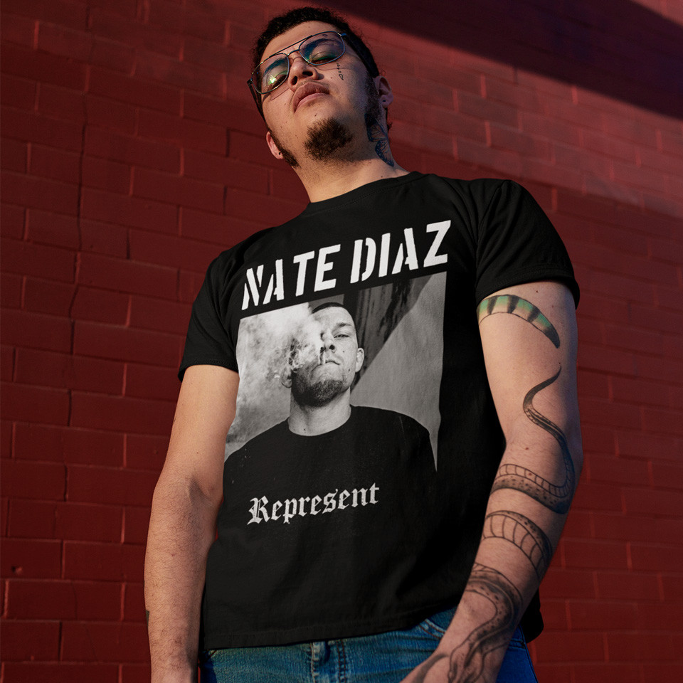 Футболка Cult - Nate Diaz - Smokes Represent