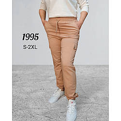 Жіночі штани з накладними кишенями "Туреччина" Розміри: 42,44,46,48,50 (31115-2)