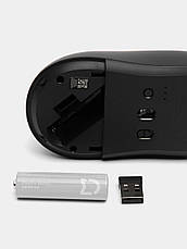Бездротова безшумна комп'ютерна миша Xiaomi Mi Mouse 3 Wireless 2.4 ГГц підключення до 3 пристроїв Black, фото 5