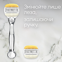 Станок для гоління жіночий (Бритва) Venus ComfortGlide Olay з кокосом з 1 змінним картриджем, фото 2