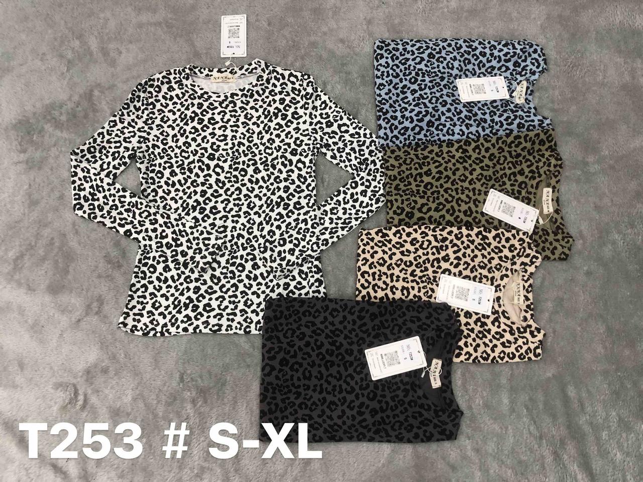Кофта леопард принт NaNa, пачка 4 штуки одного кольору s.m.l.xl