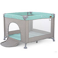 Дитячий манеж El Camino CASTLE ME 1097 (mint grey) М'ятний