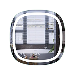 Дзеркало у ванну MIXXUS Diverse 70x70см із підсвіткою антизапотівання квадратне 240201 MP6640