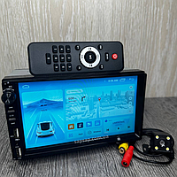 Универсальный магнитофон 2Din экран 7" 4+32Gb Android 13 Магнитола с CARPLAY GPS WiFi Bluetooth +КАМЕРА