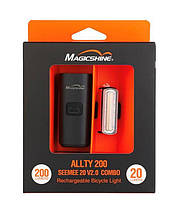 Комплект велофара + блимавка Magicshine Allty 200/Seemee 20 (200/20 lm), фото 3